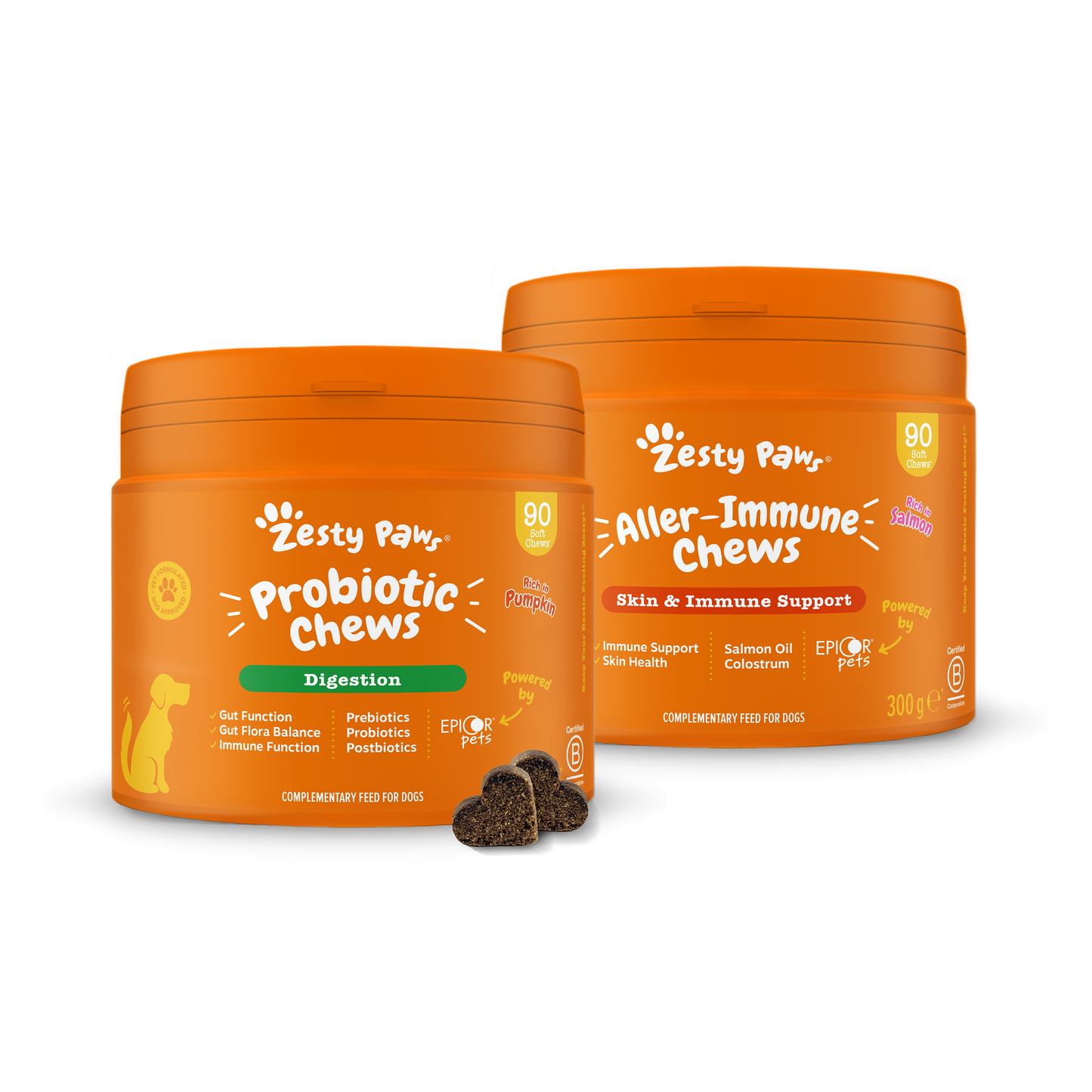 Zesty Paws UK Dog Digestive & Immunity Duo
