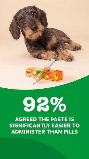 92% agreed the paste is significantly easier to administer than pills