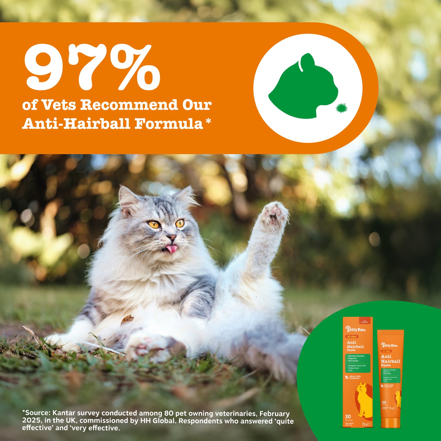 Zesty Paws Anti-Hairball Paste