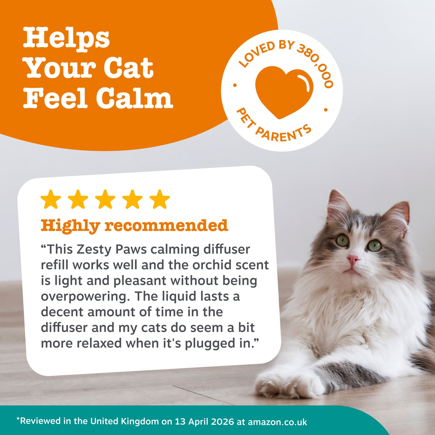 Zesty Paws Cat Calming Diffuser Refill
