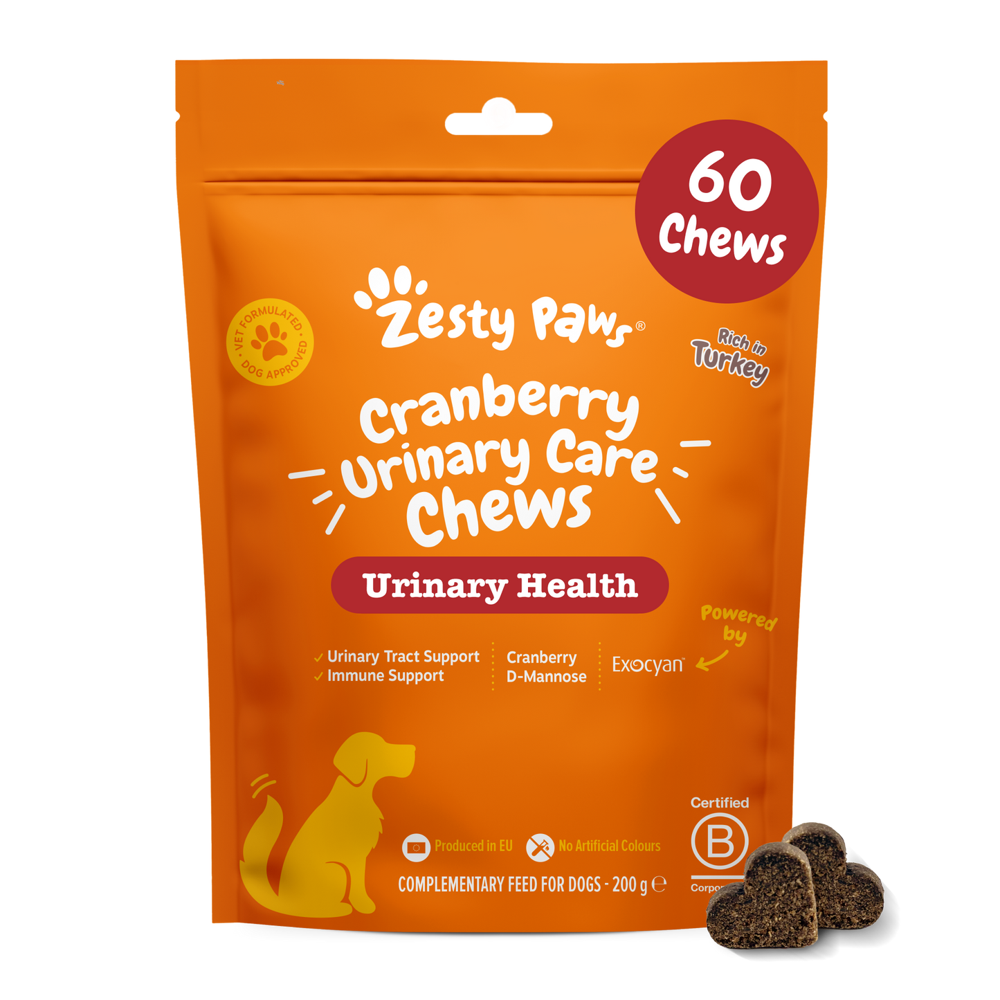 Zesty Paws Cranberry Urinary Chews