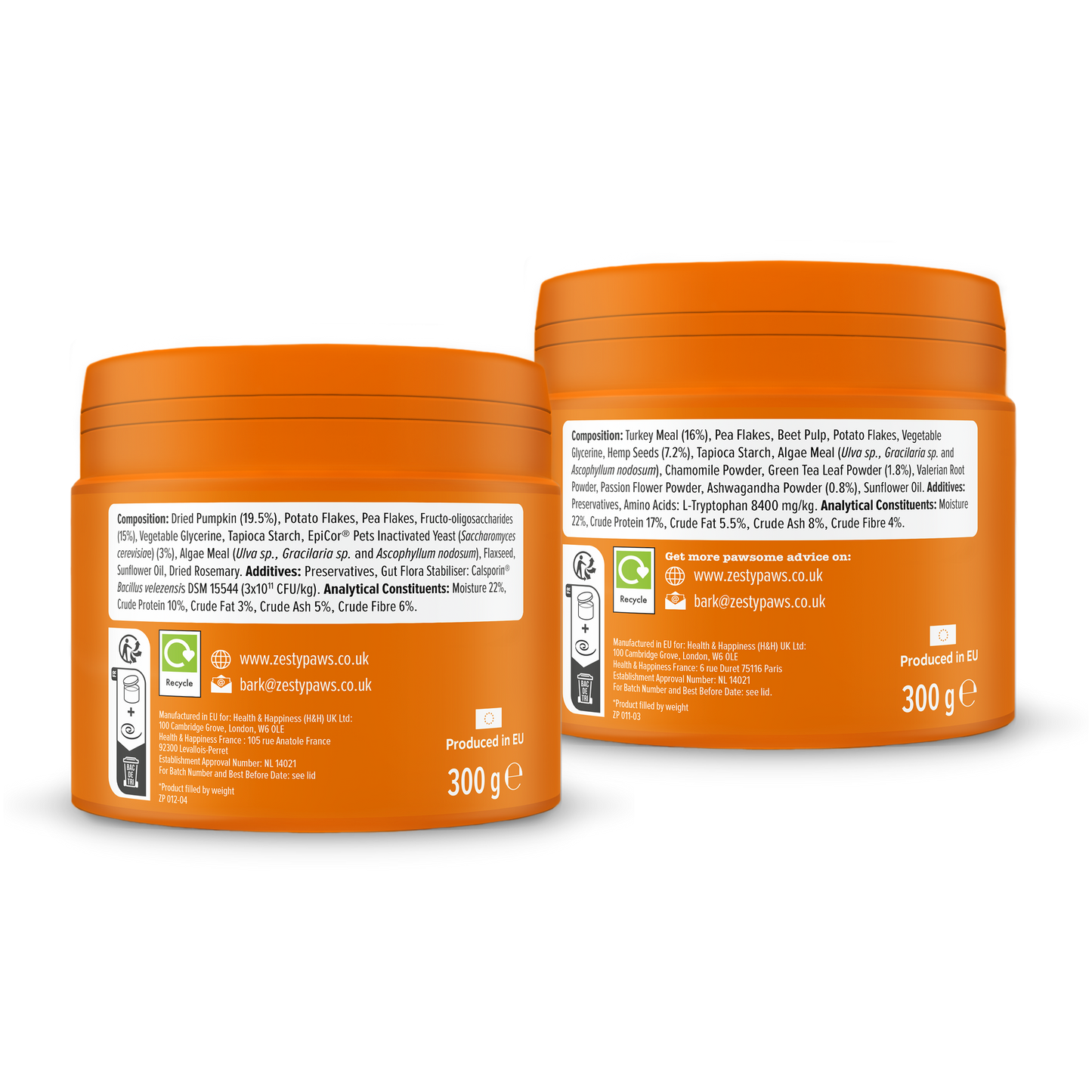 Zesty Paws Dog Digestive & Calming Duo