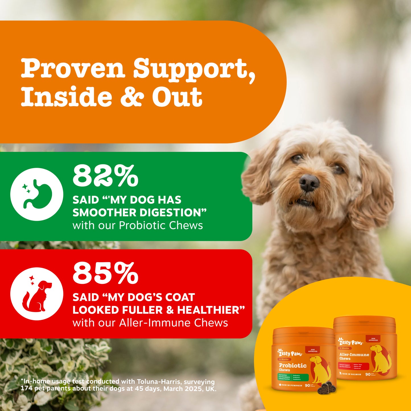 Zesty Paws Dog Digestive & Immunity Duo