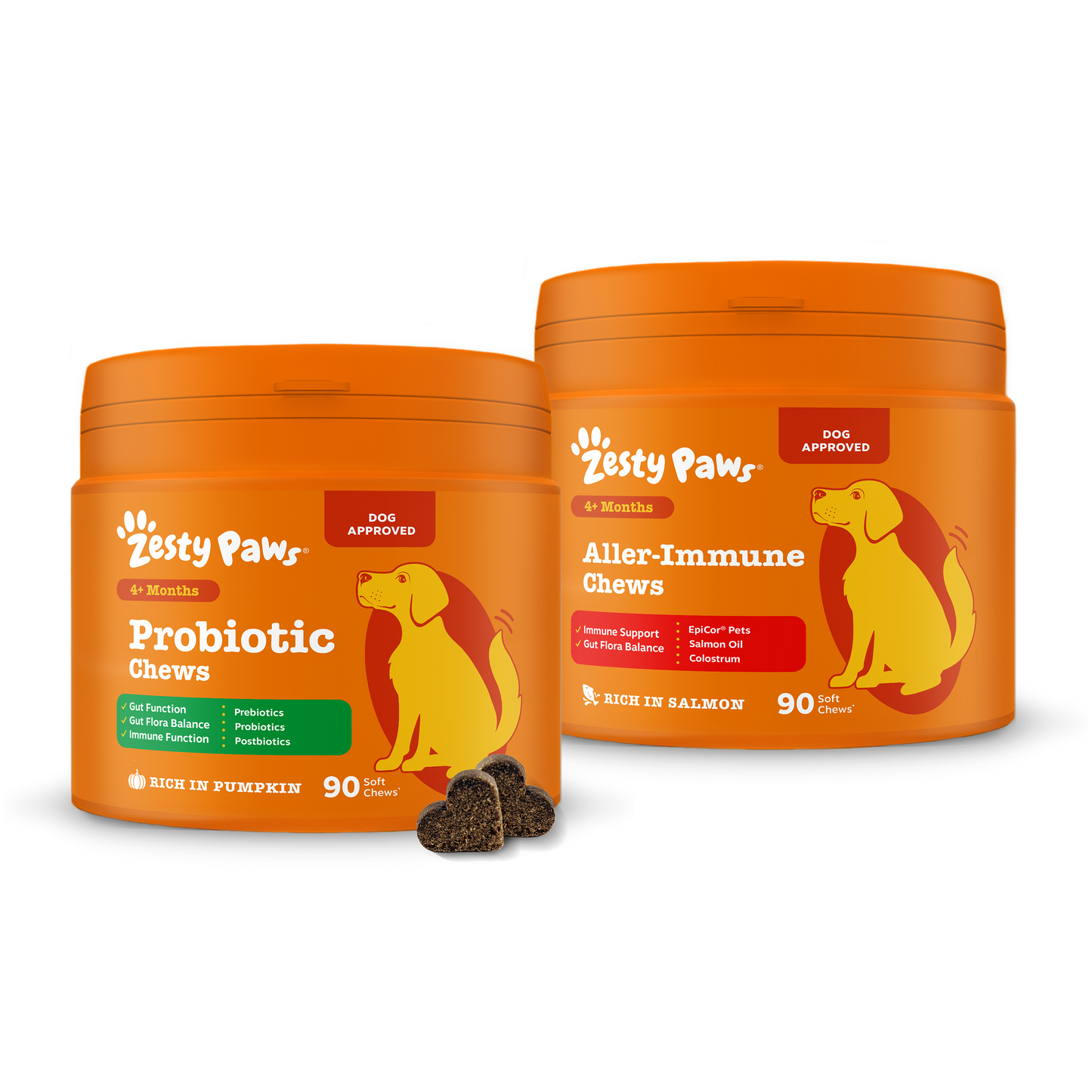 Zesty Paws Dog Digestive & Immunity Duo