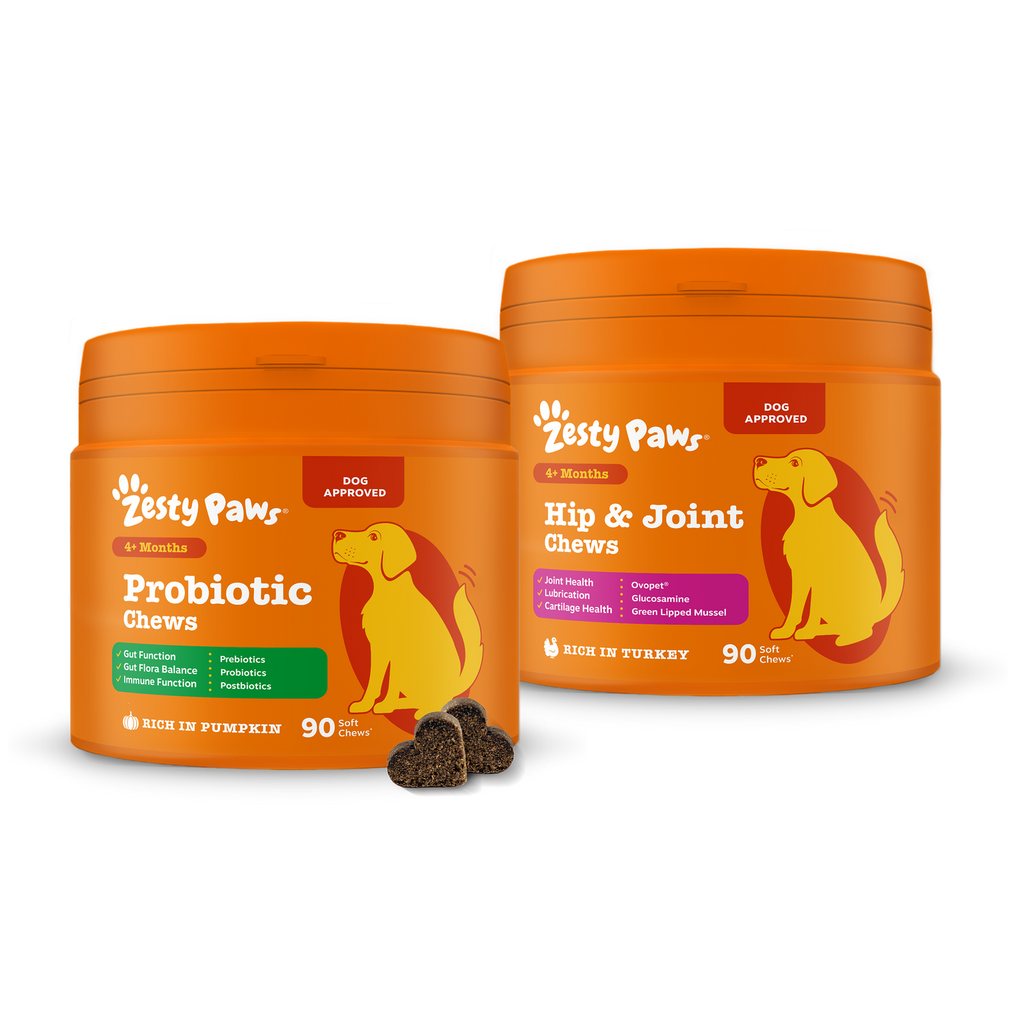 Zesty Paws Dog Digestive & Joint Duo
