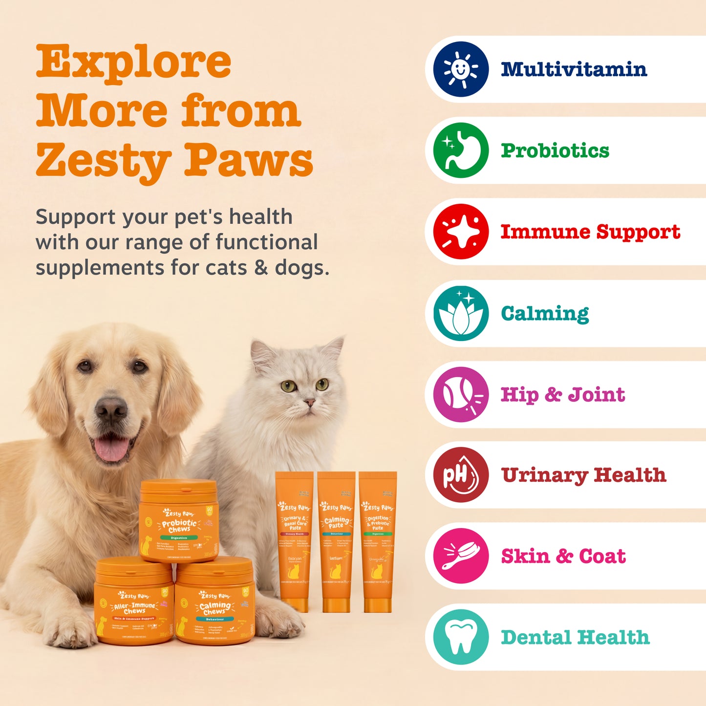 Zesty Paws Easy Calm Rapid Care Paste