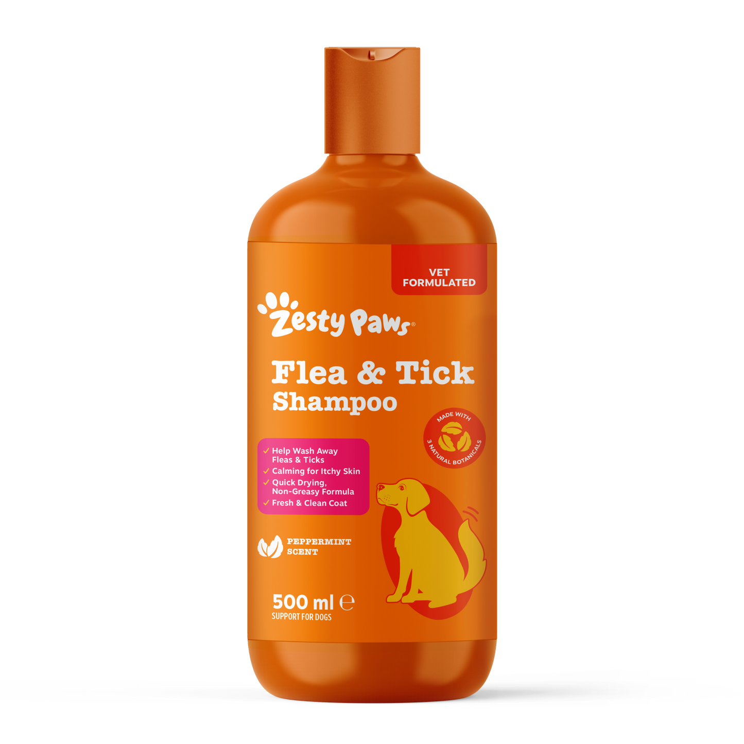 Zesty Paws Flea & Tick Shampoo
