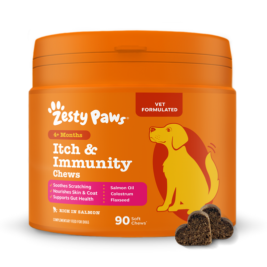 Zesty Paws Itch & Immunity Chews 90 Tub