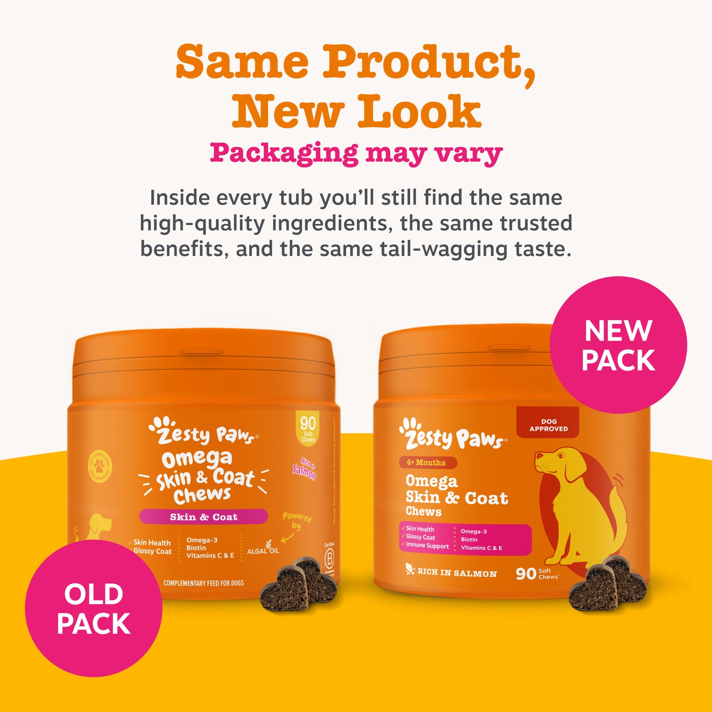 Zesty Paws Omega Skin & Coat Chews