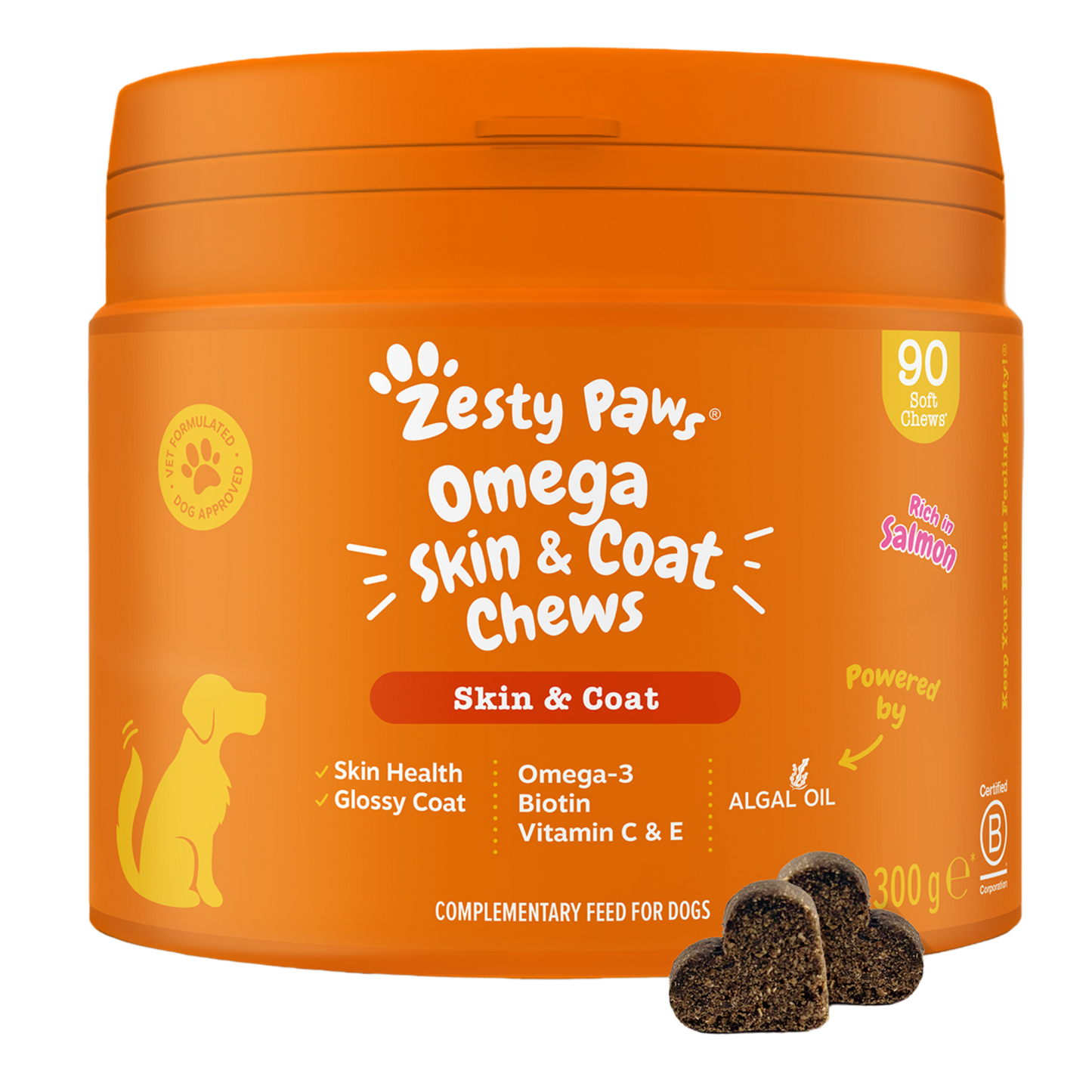 Zesty Paws Omega Skin & Coat Chews