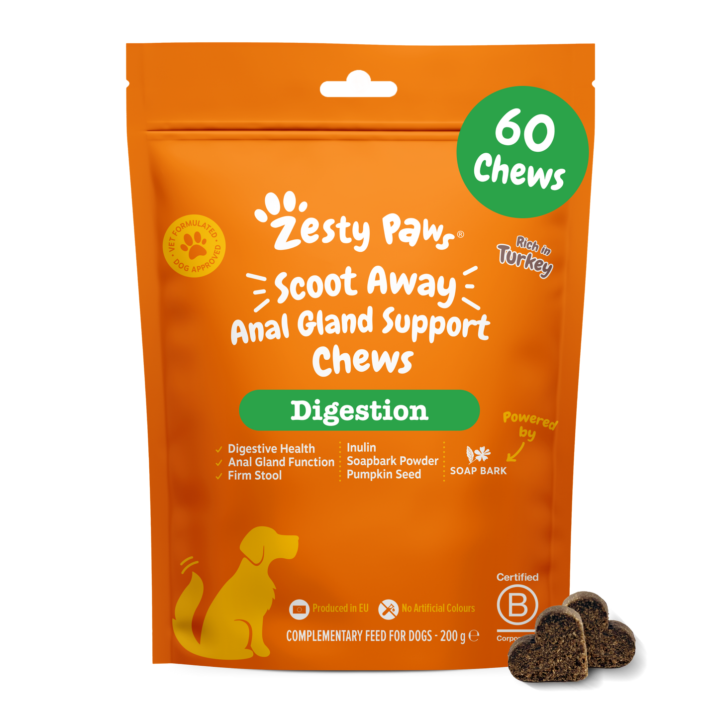 Zesty Paws Scoot Away - Anal Gland Support Chews