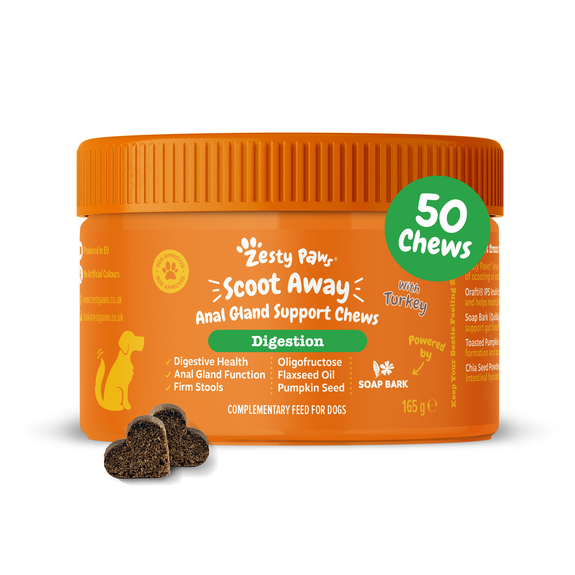 Zesty Paws Scoot Away - Anal Gland Support Chews 50 tub