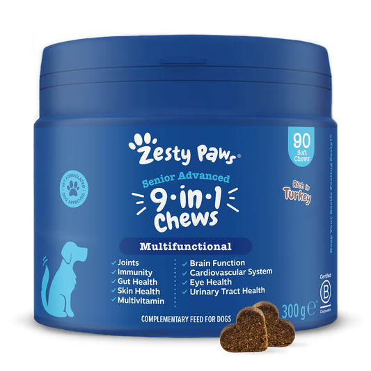 Zesty Paws Senior Advanced 9-1 Chews - Turkey - 90 Chews