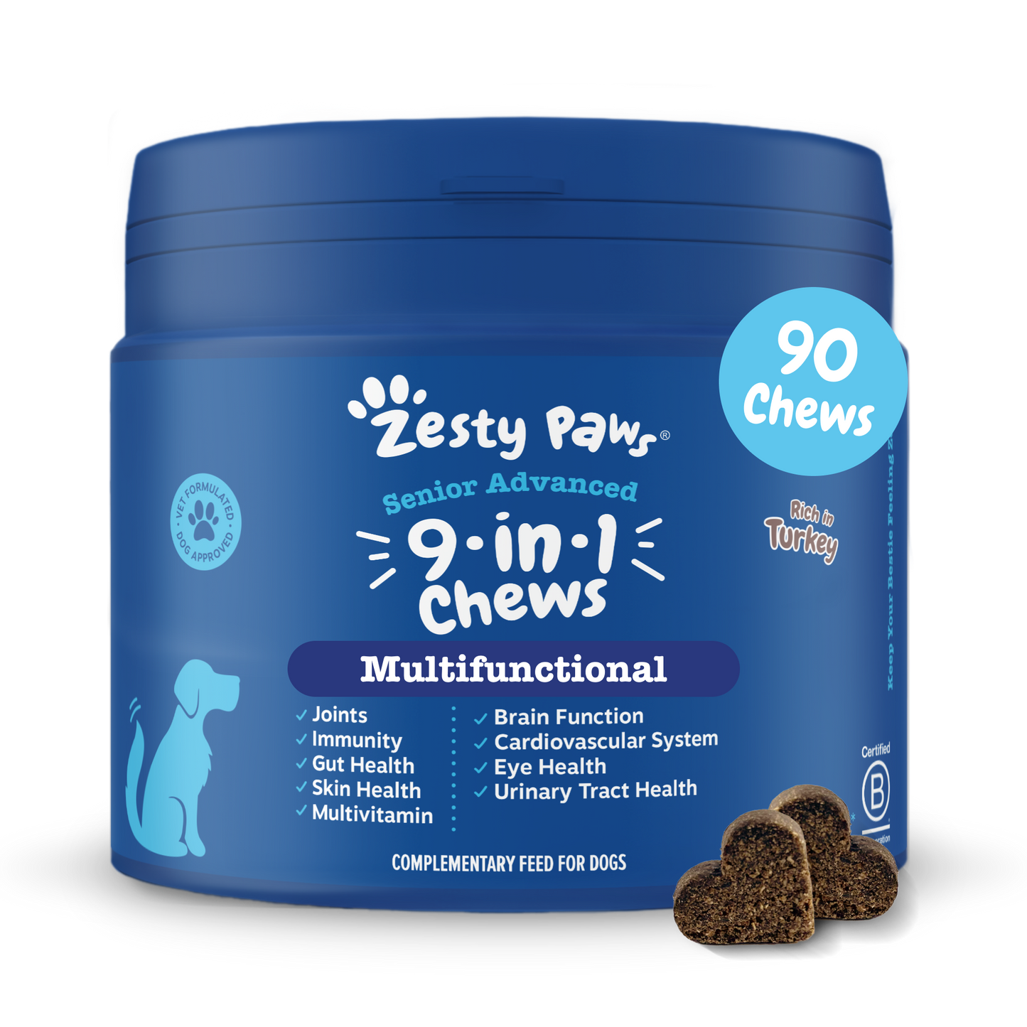 Zesty Paws Senior Advanced 9-in-1 Chews
