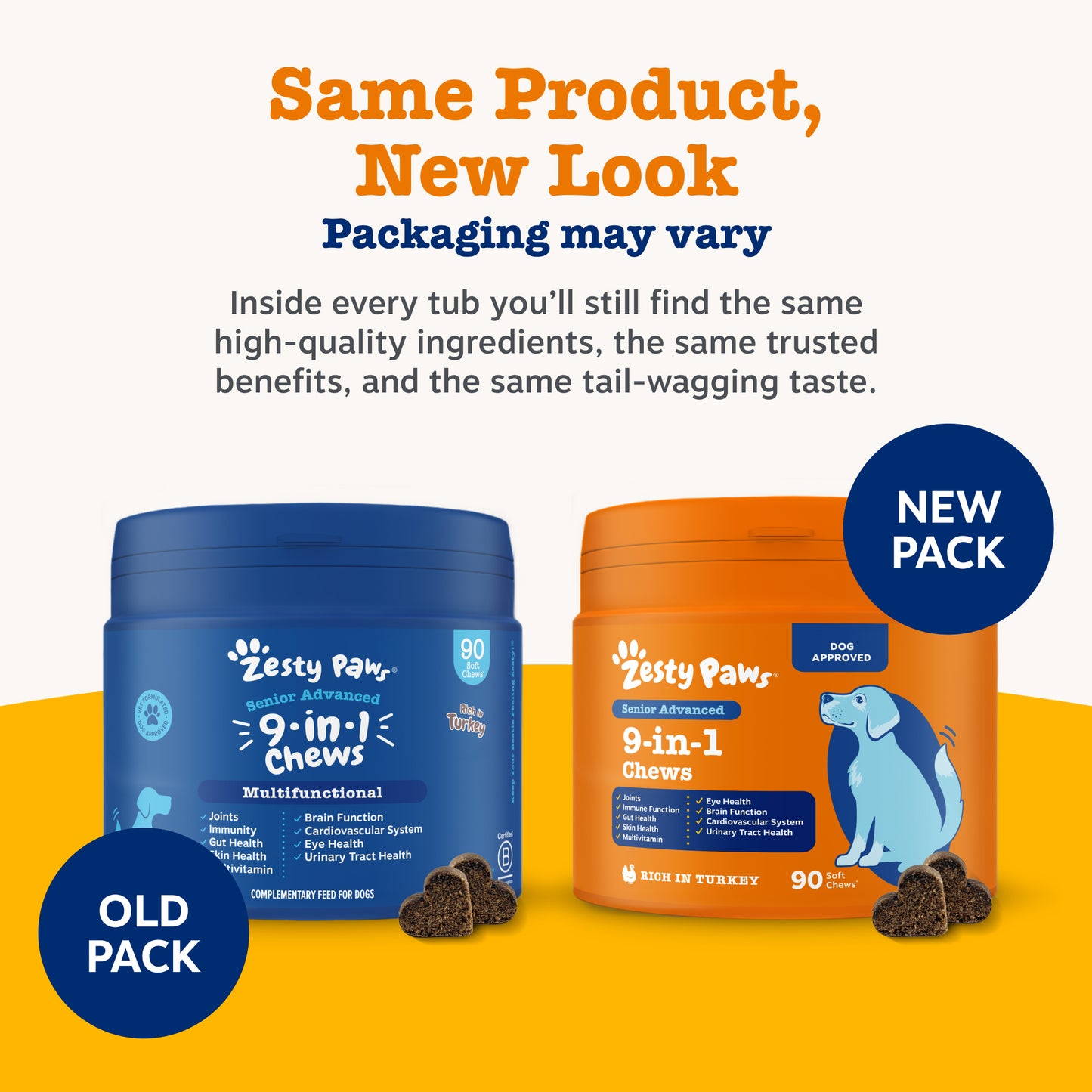 Zesty Paws Senior Advanced 9-in-1 Chews
