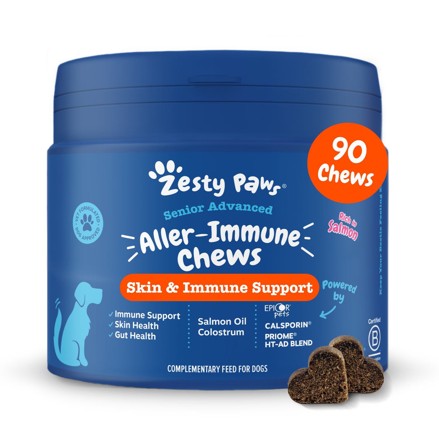 Zesty Paws Senior Advanced Aller-Immune Chews