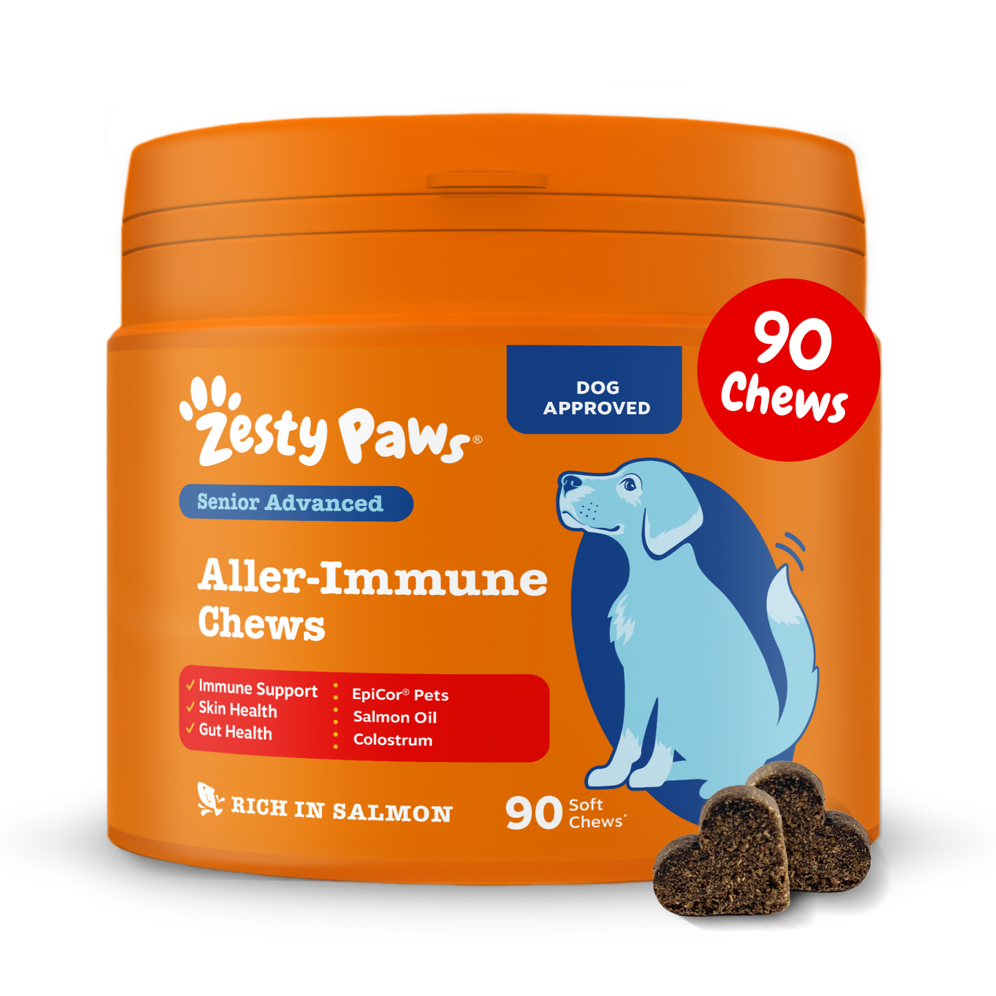 Zesty Paws Senior Advanced Aller-Immune Chews