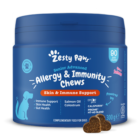 Zesty Paws Senior Advanced Allergy & Immunity Chews - Salmon - 90 Chews