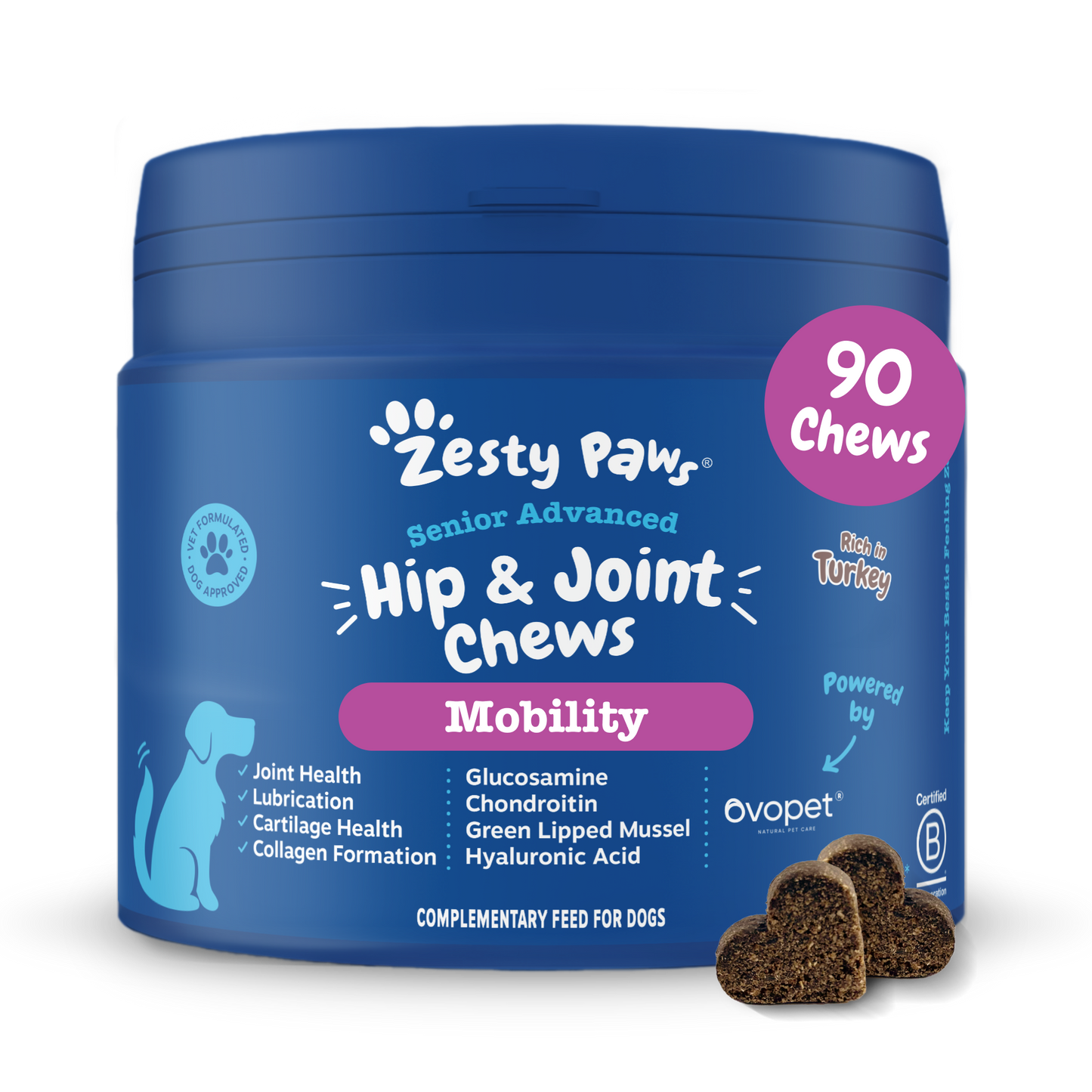 Zesty Paws Senior Advanced Hip & Joint Chews