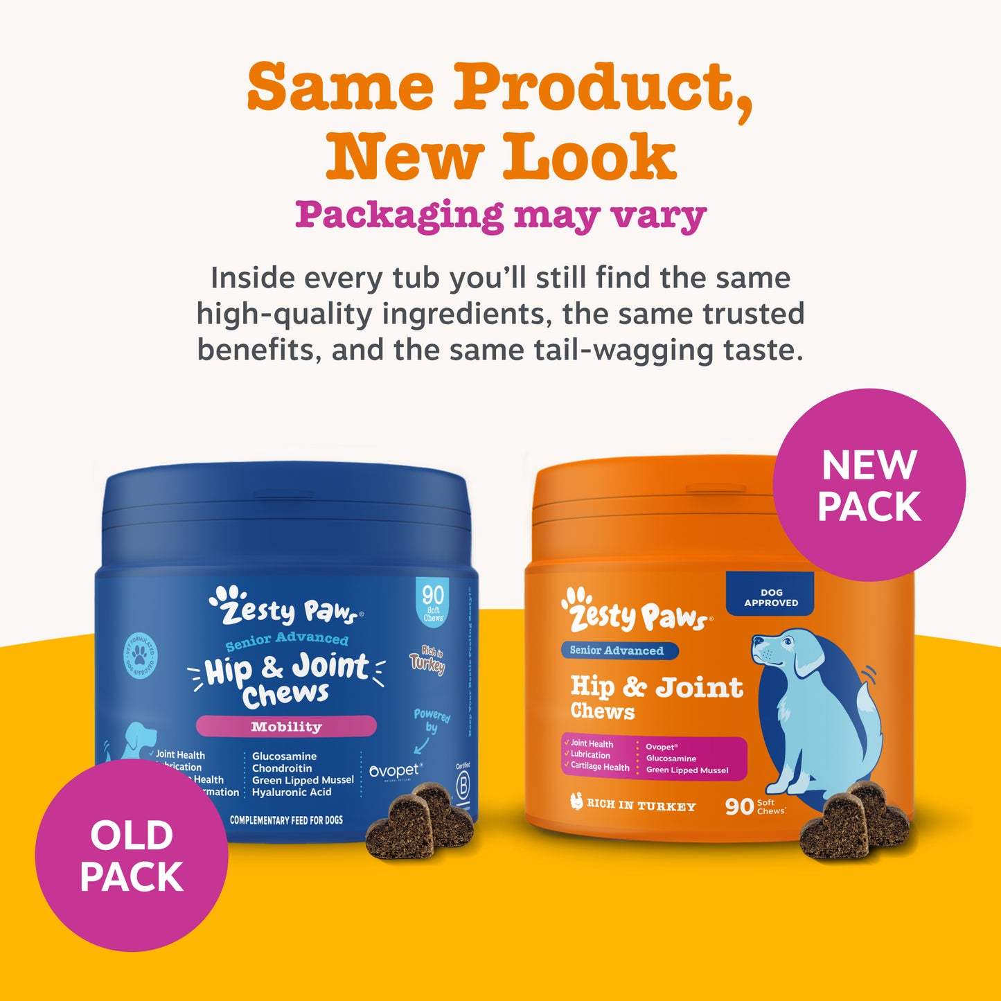 Zesty Paws Senior Advanced Hip & Joint Chews