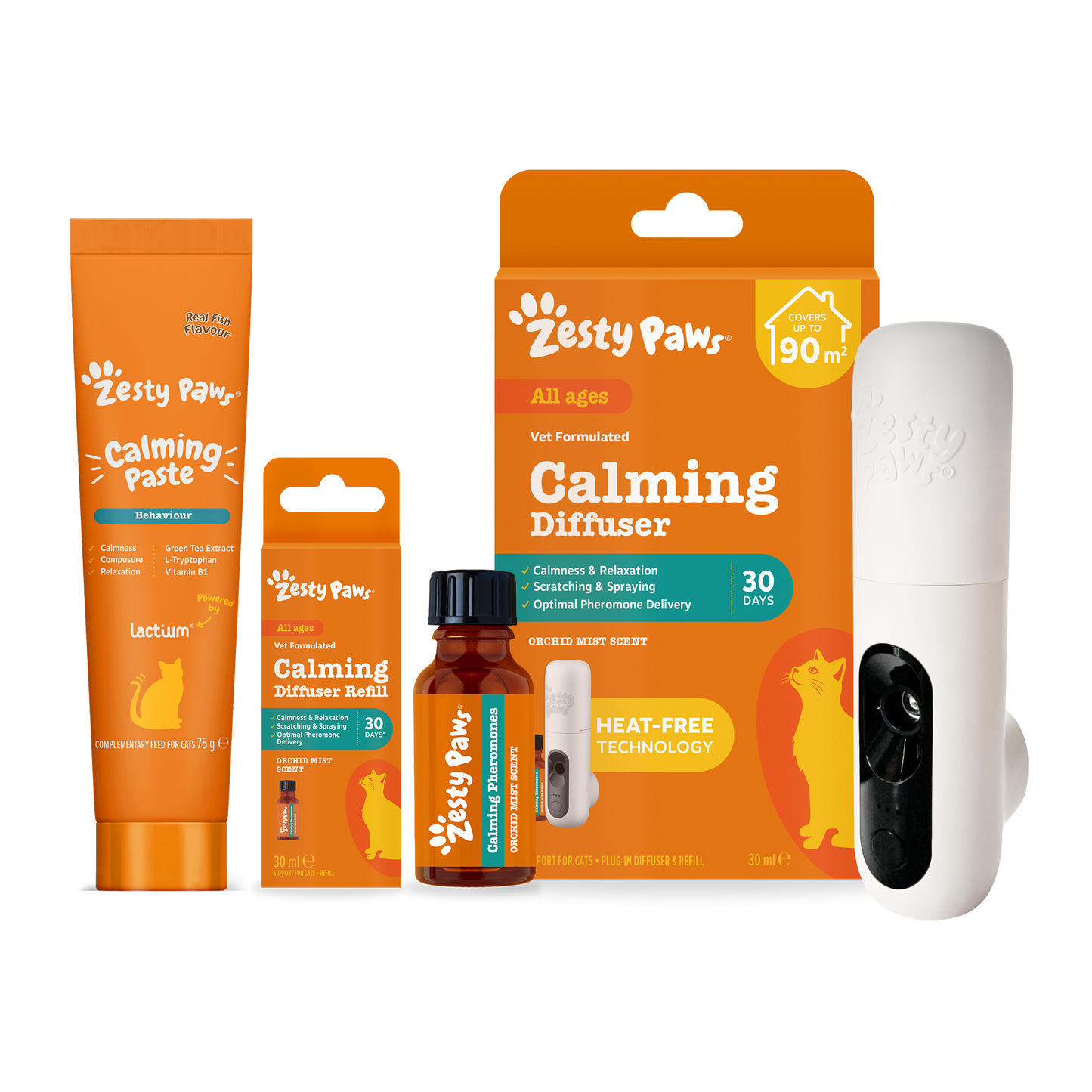 Zesty Paws UK Complete Cat Calming Trio
