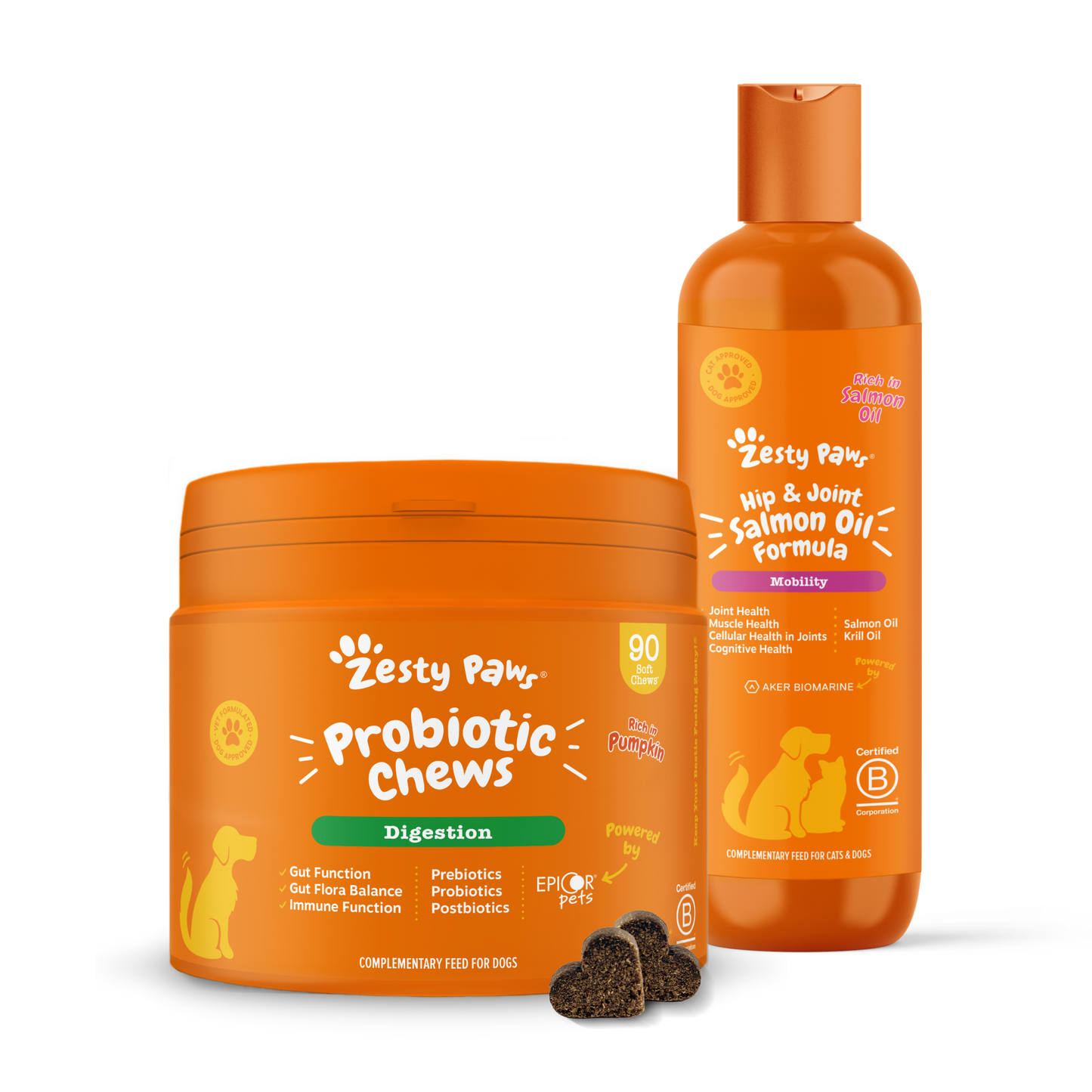 Zesty Paws UK Gut & Mobility Duo