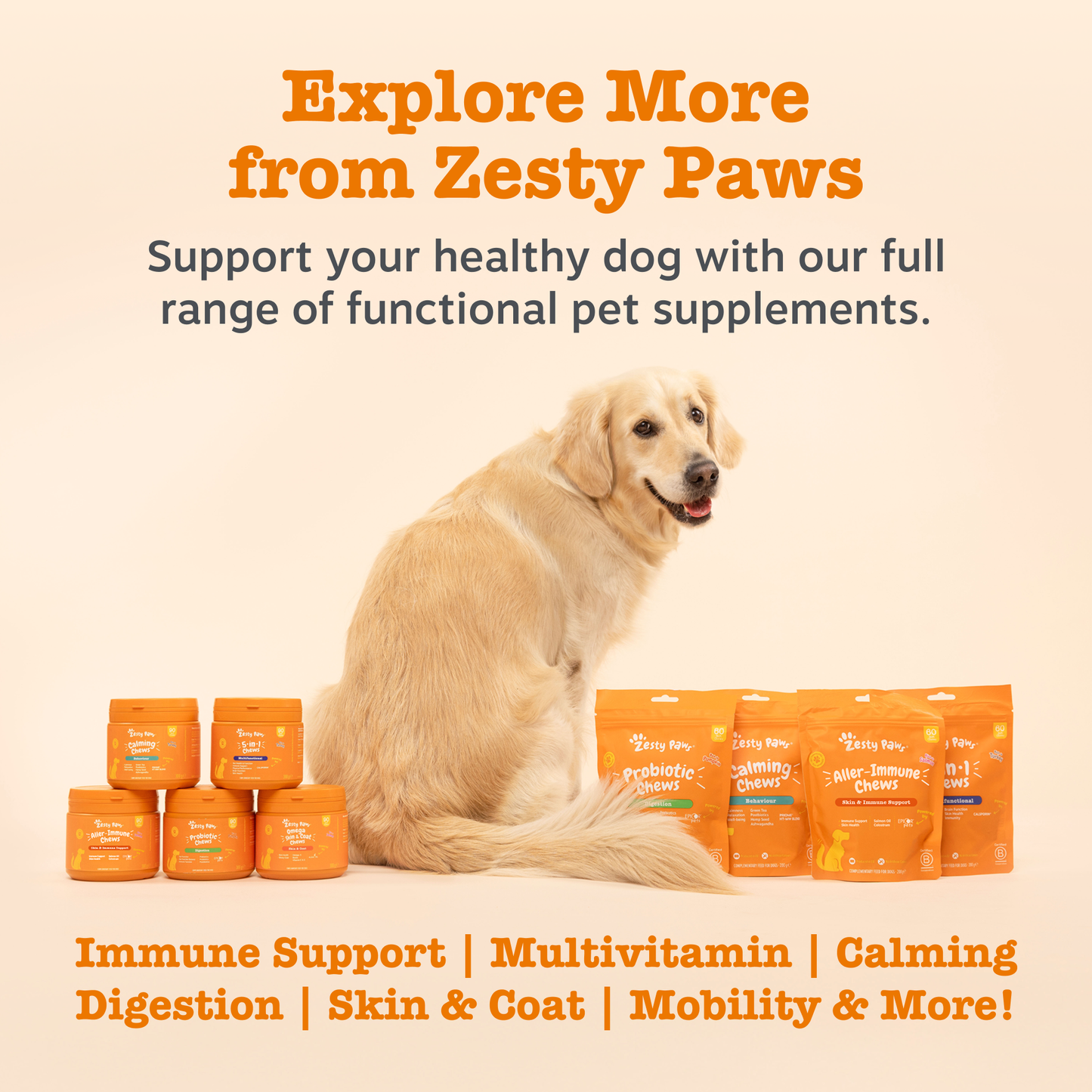 Zesty Paws UK Gut & Mobility Duo