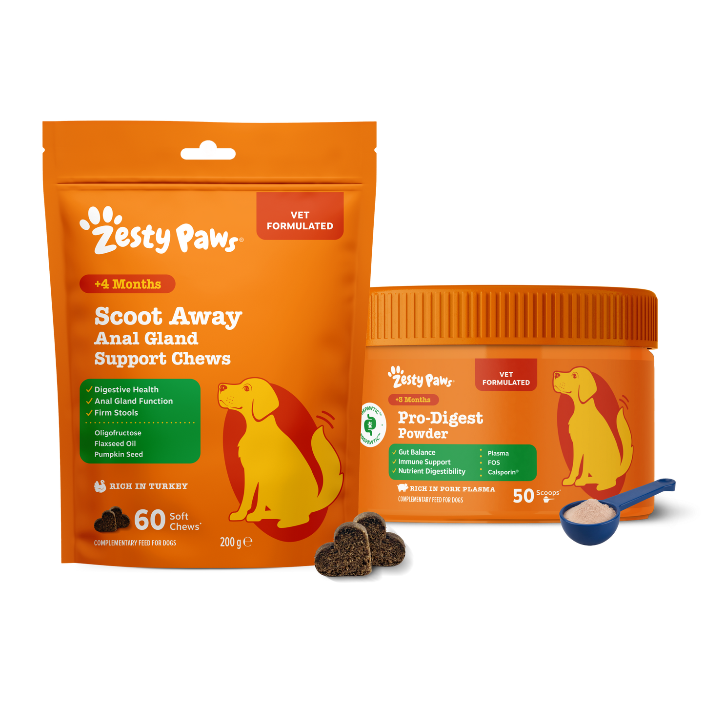 Zesty Paws UK Scoot & Digest Duo