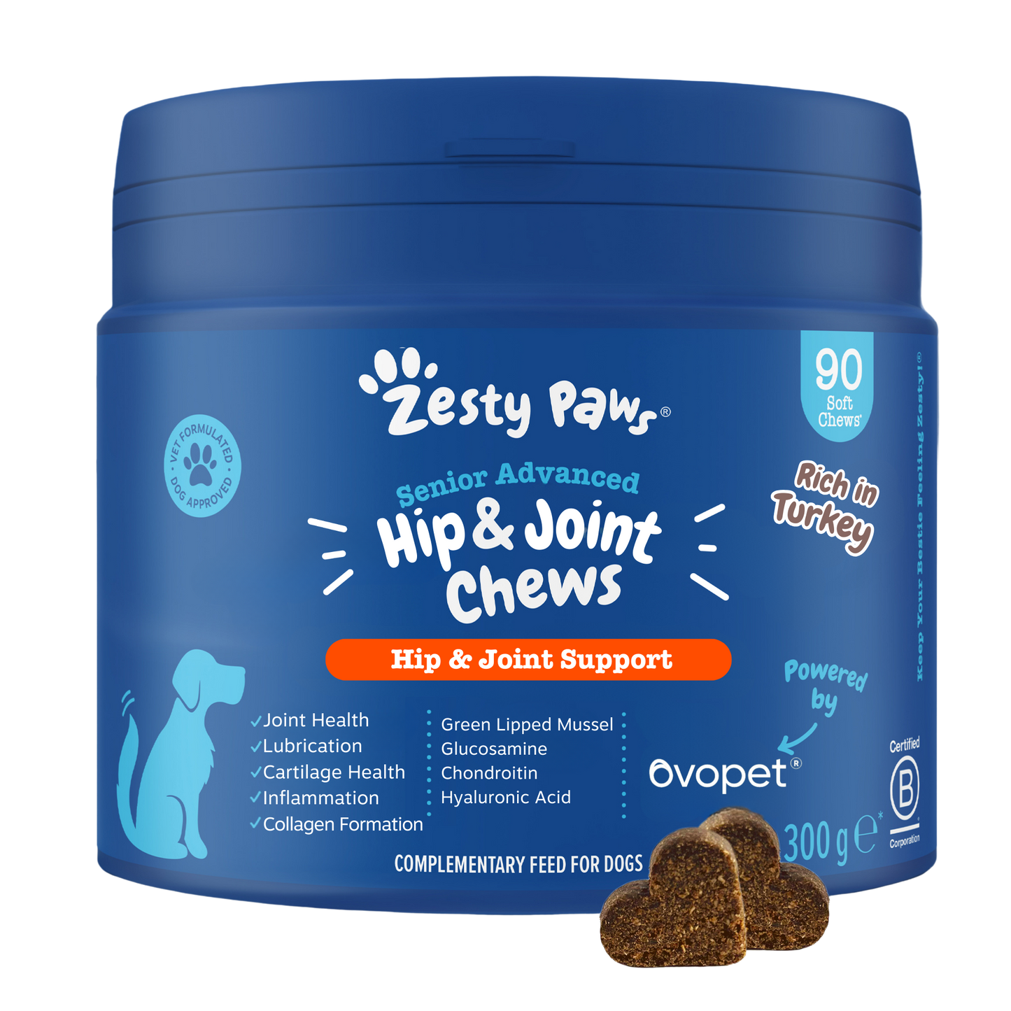 Zesty Paws UK Senior Advanced Hip & Joint Chews