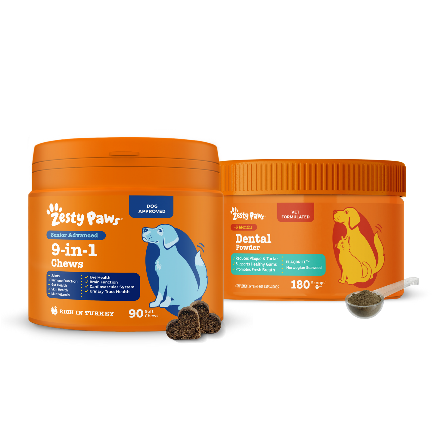 Zesty Paws UK Senior Dog Wellness Duo